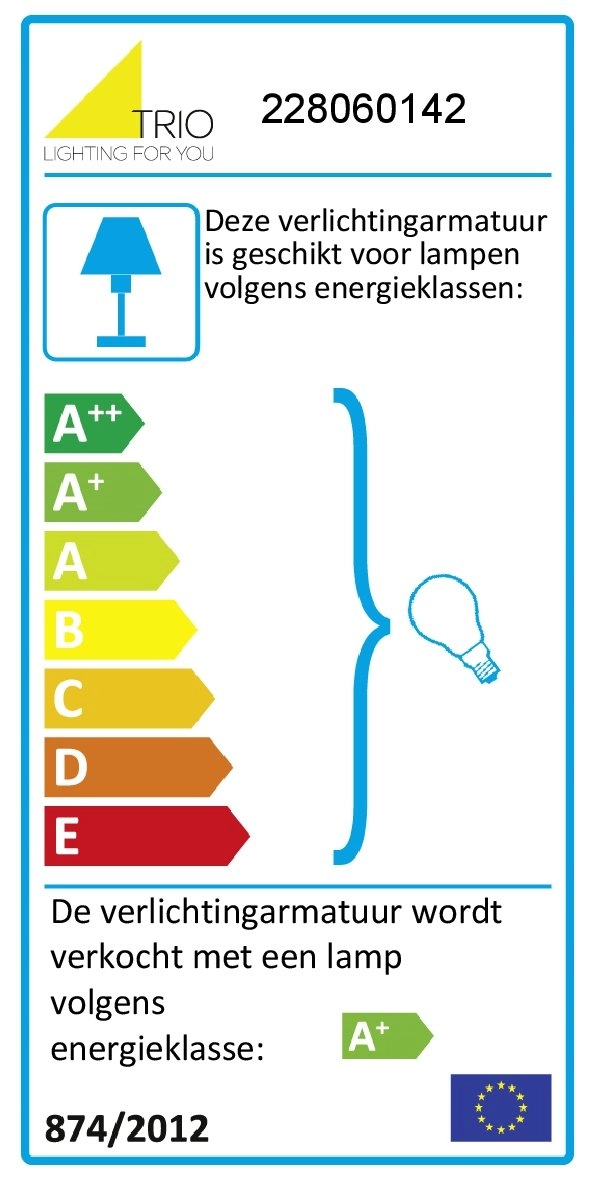 Led wandlamp Timok zwart Trio 4017807281569