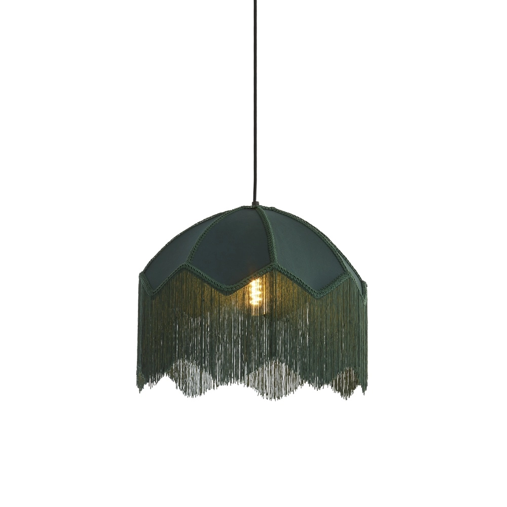 Hanglamp Malacia Ø 40cm - velvet groen Light & Living 8717807759261