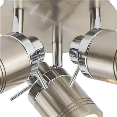 RVS opbouwspot Samson 3-lichts Searchlight 5053423096766