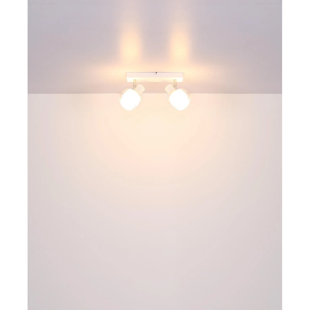Witte plafondlamp Tokki 2-lichts Globo 9007371446049