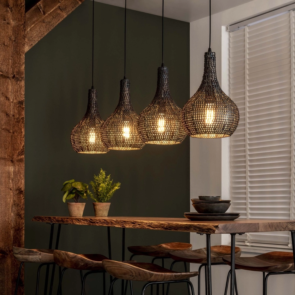 4L hanglamp Armor 4x Ø 25cm