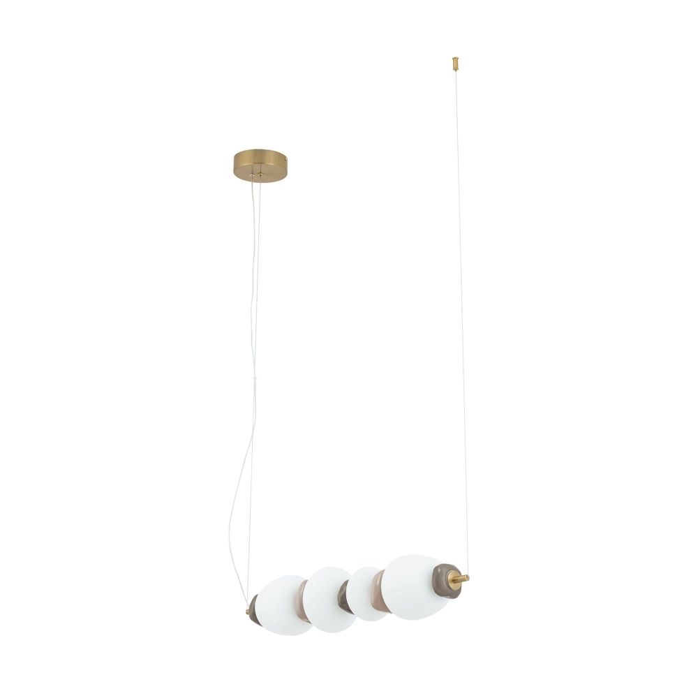 Hanglamp Ceramic Led keramiek en glas 71cm Lyora 5903139117005