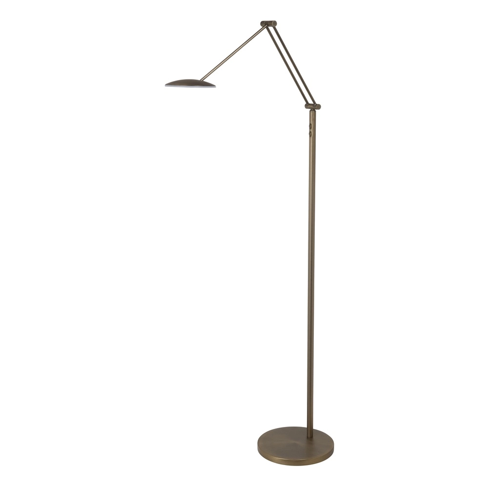 Klassieke leeslamp Sapporo koper brons Ø 23cm