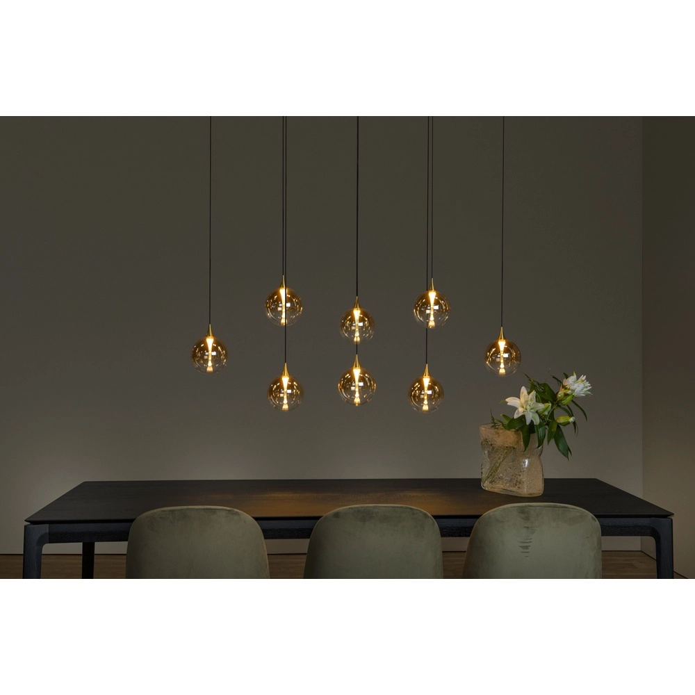 Design led hanglamp Gisela fading - 8x Ø 16cm Premium by Lucide 5411212134837
