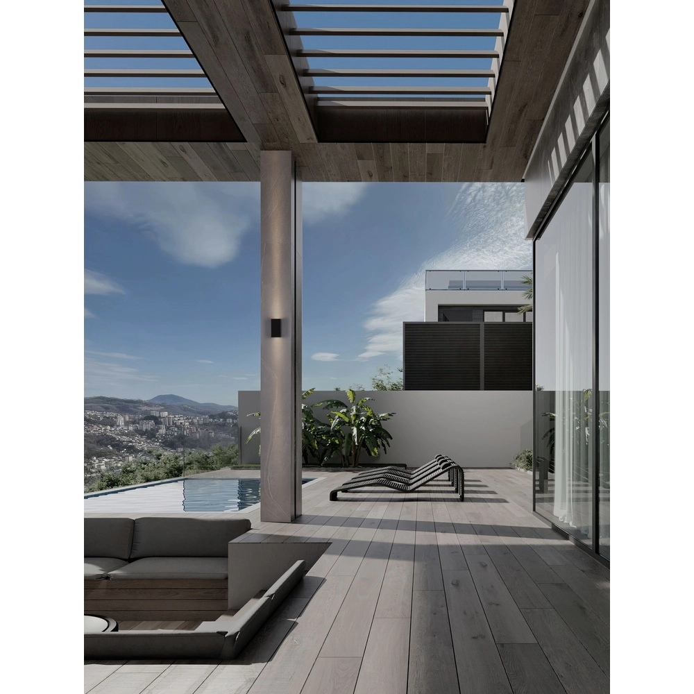 Opbouwspot Elio antraciet 7cm Lyora 5212017476593