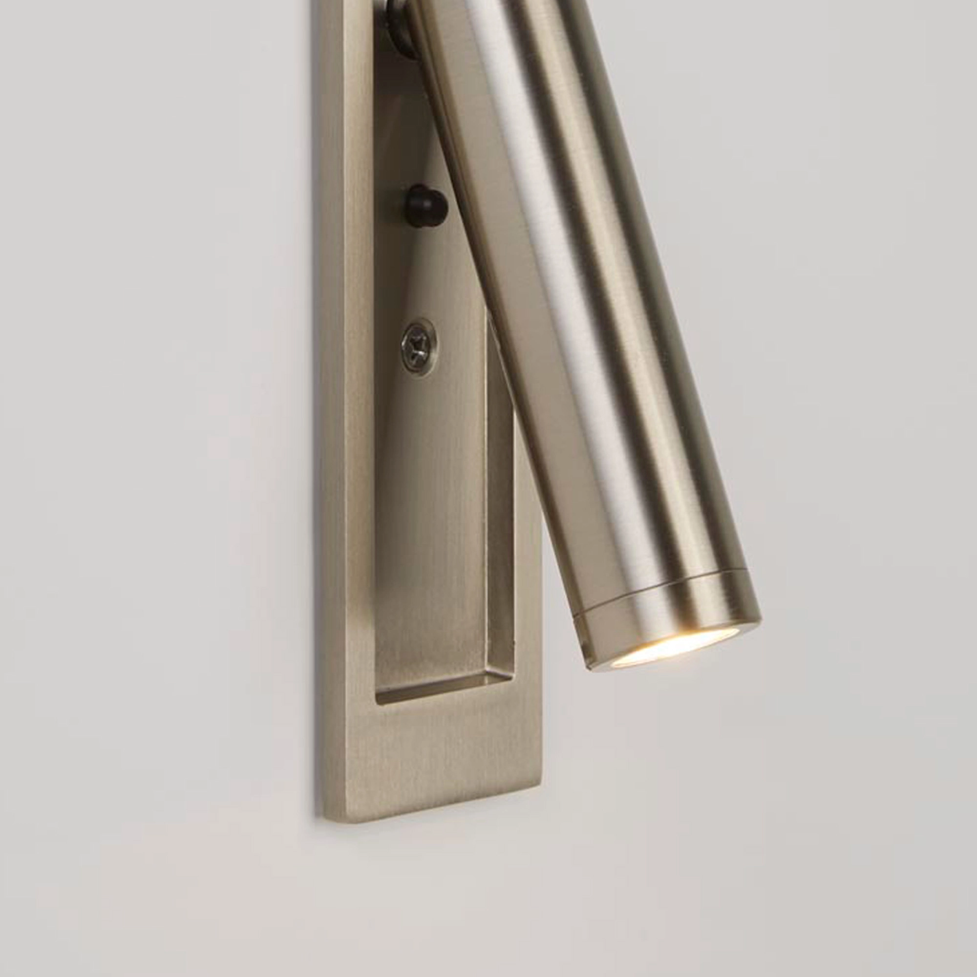 Bedlampje Marylebone inbouw nikkel Lyora 5053423275901