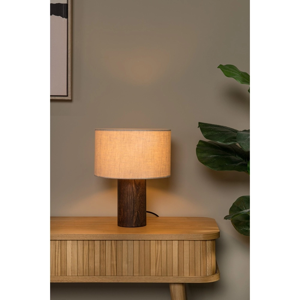 Tafellamp Tachina hout E27 Lucide 5411212061515