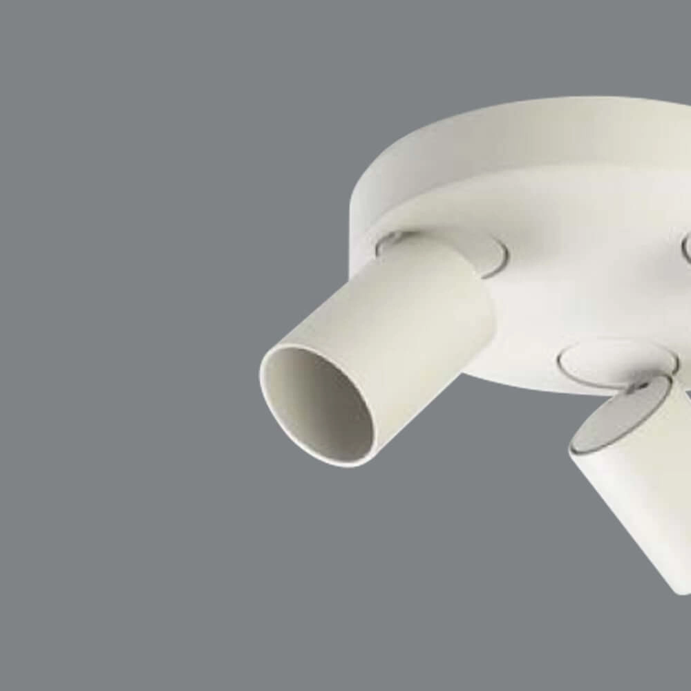 Plafondlamp Moon 3 rond wit Lyora