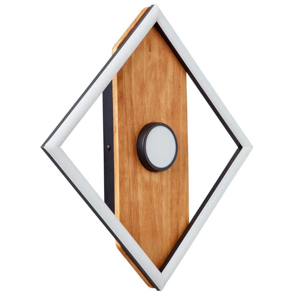 Houten led plafondlamp Woodbridge S Brilliant 4004353409691