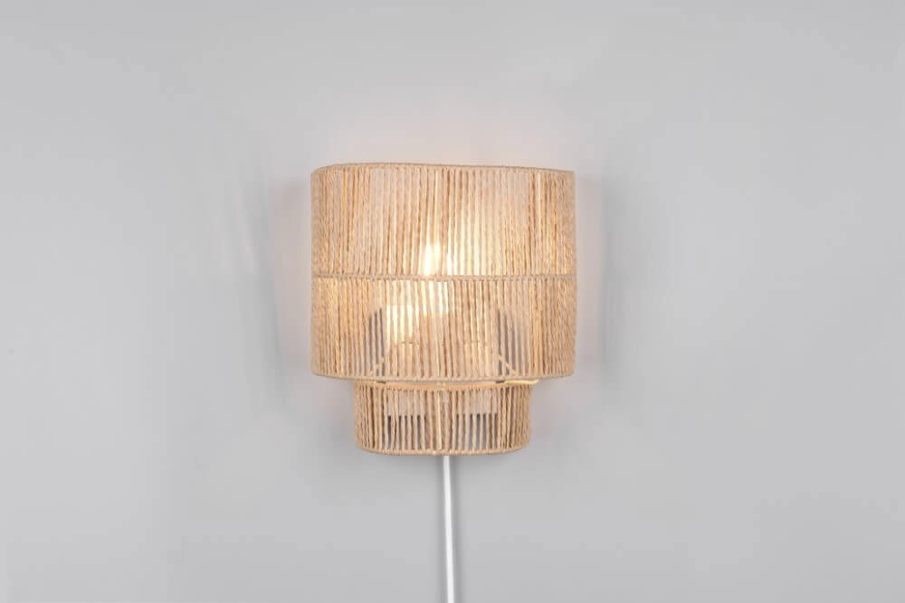 Japandi wandlamp Satna rotan Trio 4017807636192