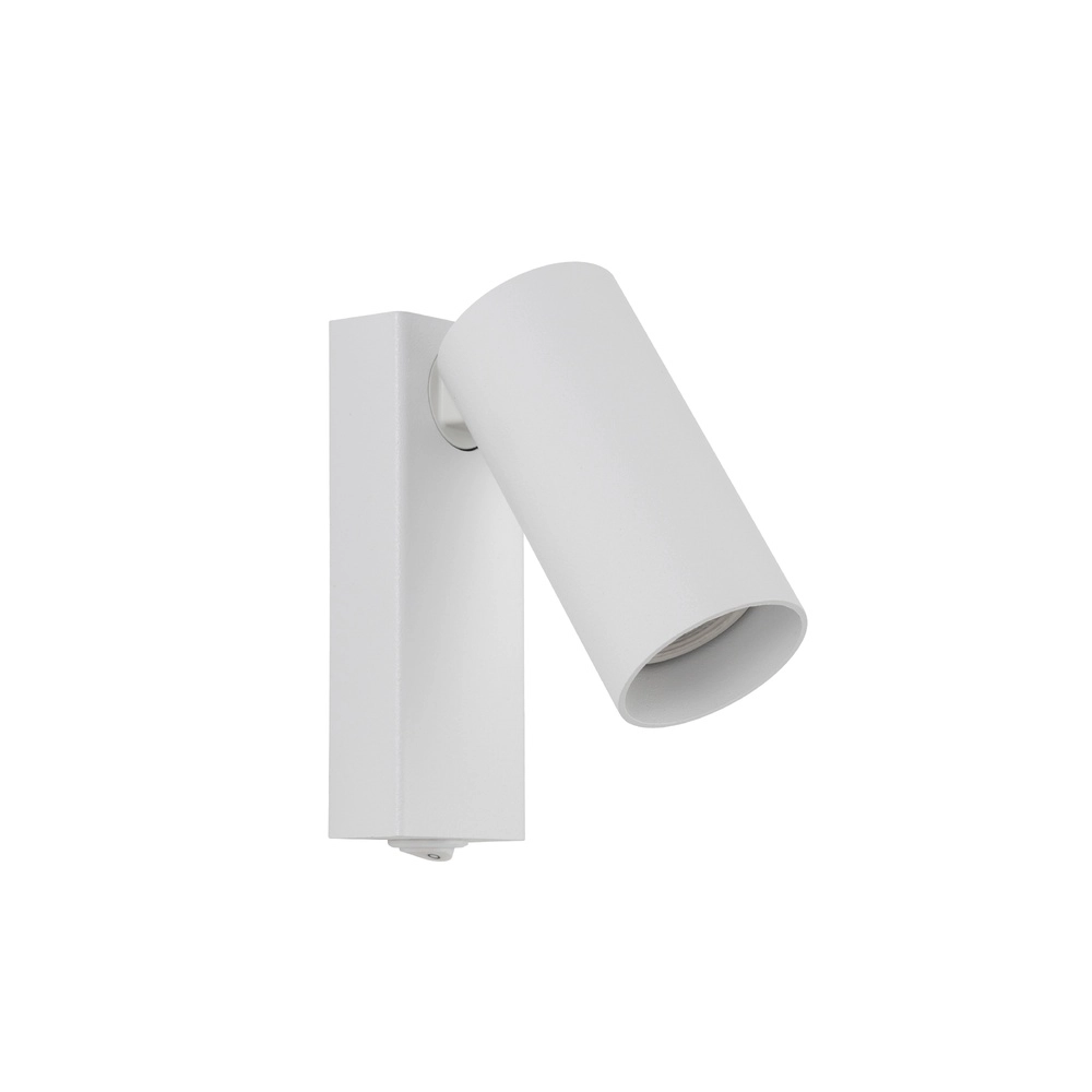 Richtbare spot Fourty met schakelaar - wit