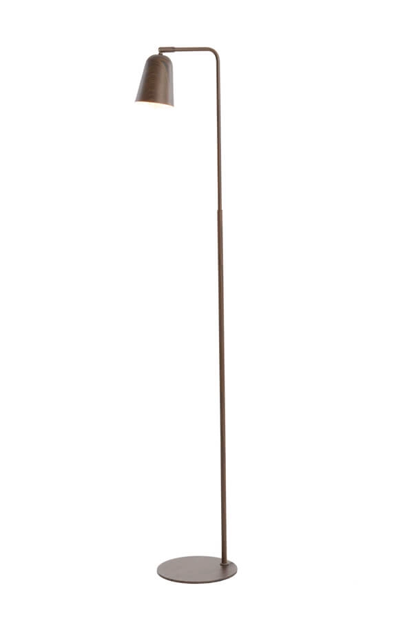 Houtlook leeslamp Salomo 147cm