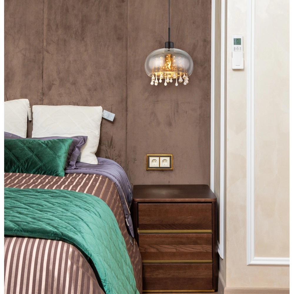 Zwarte hanglamp Corry design Globo 9007371444694