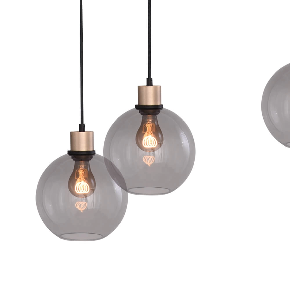 Hanglamp Lazise 6x Ø 20cm goud Masterlight 8718121303031