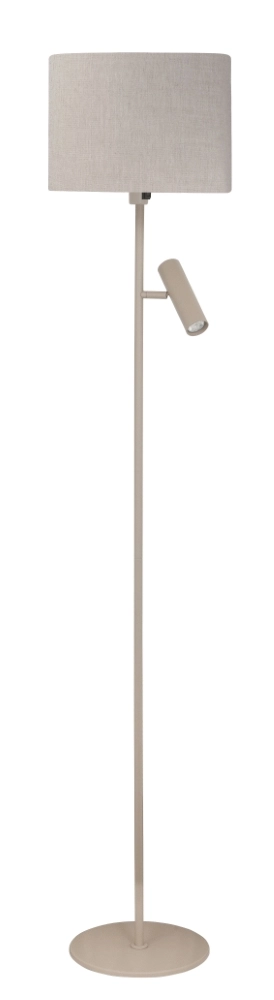 Schemerlamp met leeslamp Trend zand