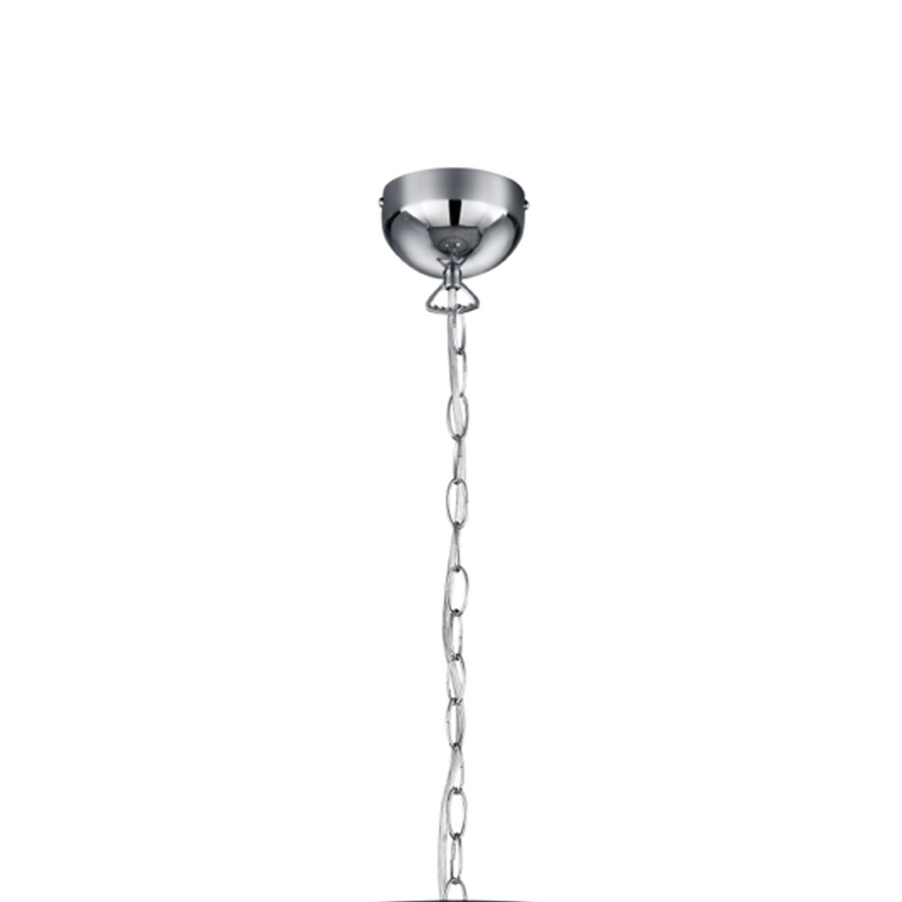 Hanglamp Loreley 50cm met kristal - zwart met goud Trio 4017807354102