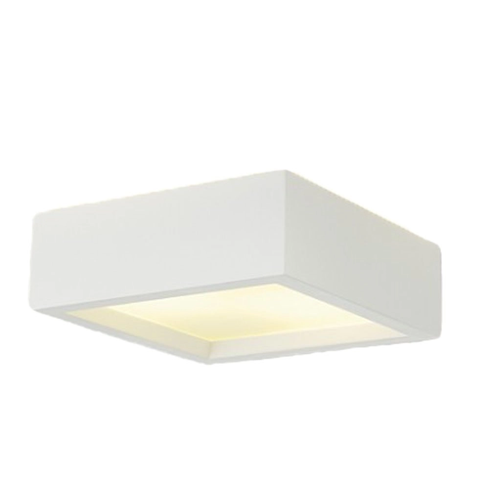 Vierkante plafondlamp Plastra GL 104 E27