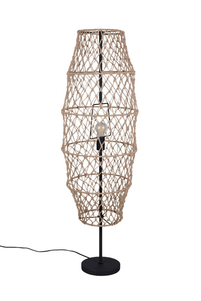 Rotan vloerlamp Hive Ø 38cm Trio 4017807637243