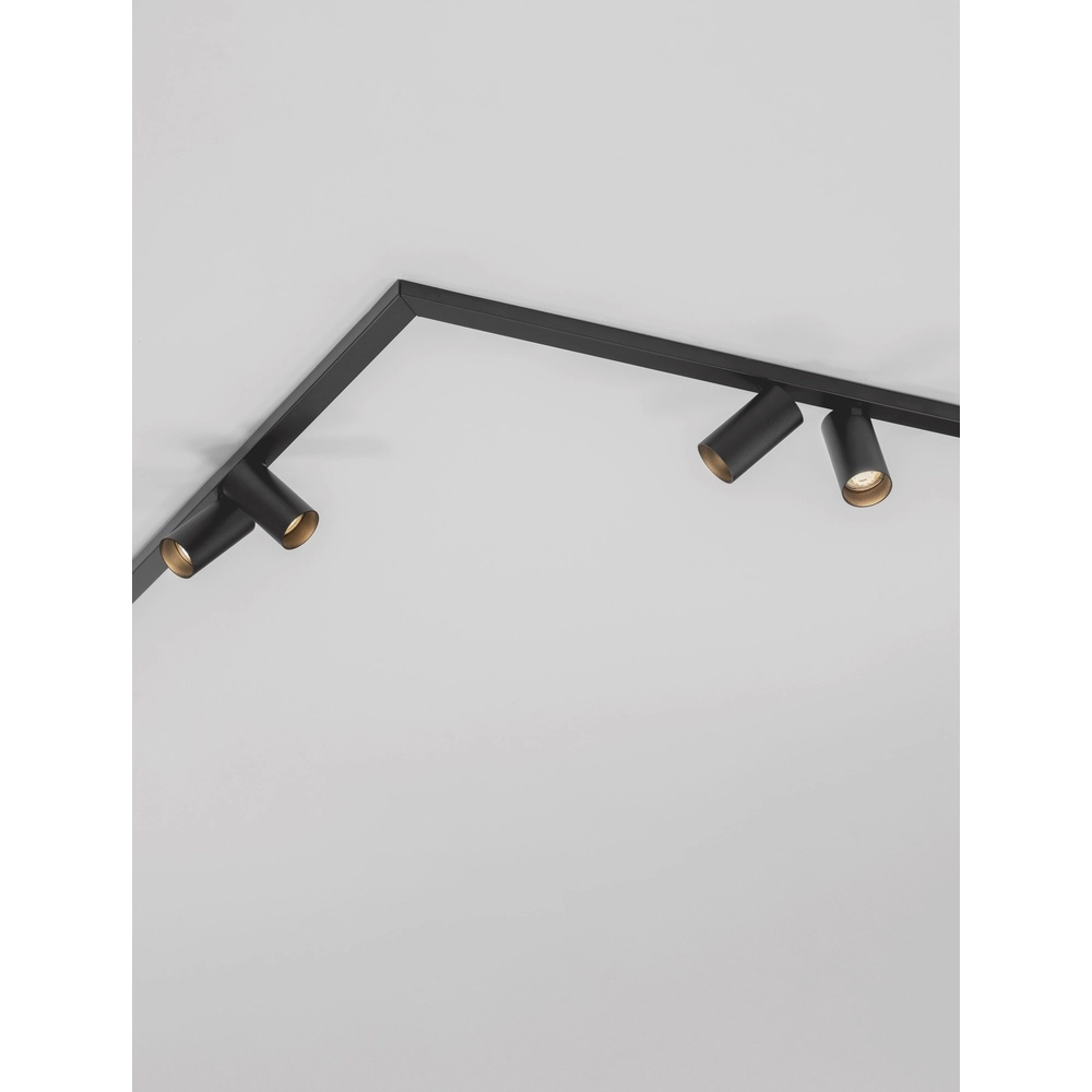 8-lichts plafondlamp Oso zwart Lyora 5212017465122