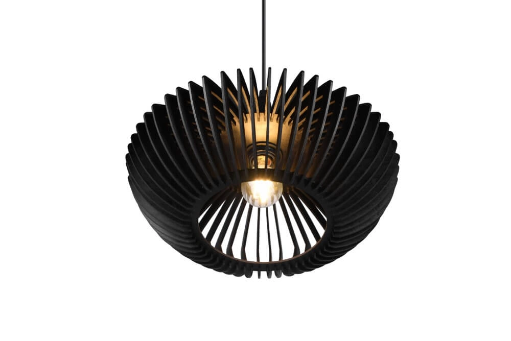 Moderne zwarte hanglamp Colino Ø 40cm Trio 4017807540246