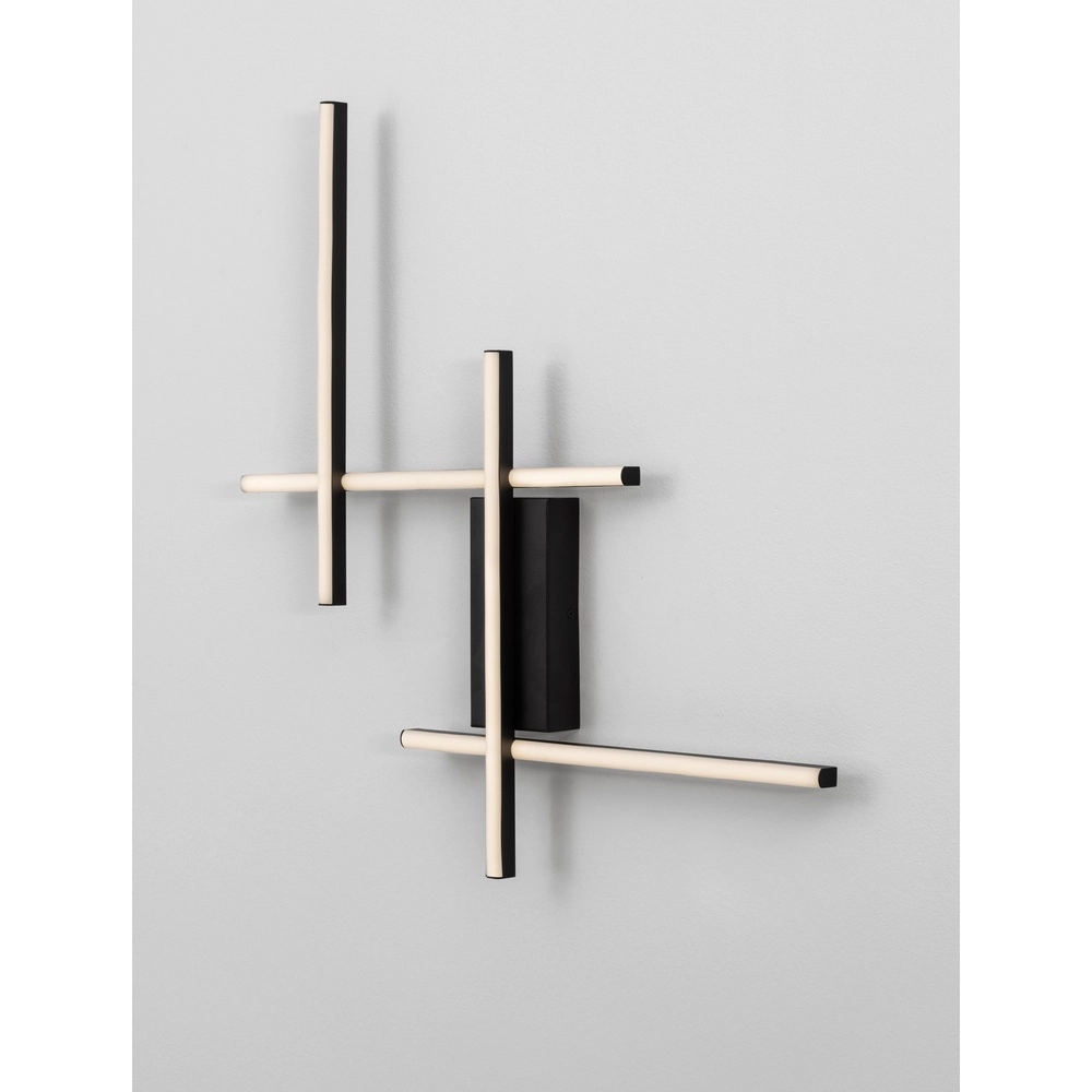 Wandlamp Apecho zwart Lyora 5212017468598