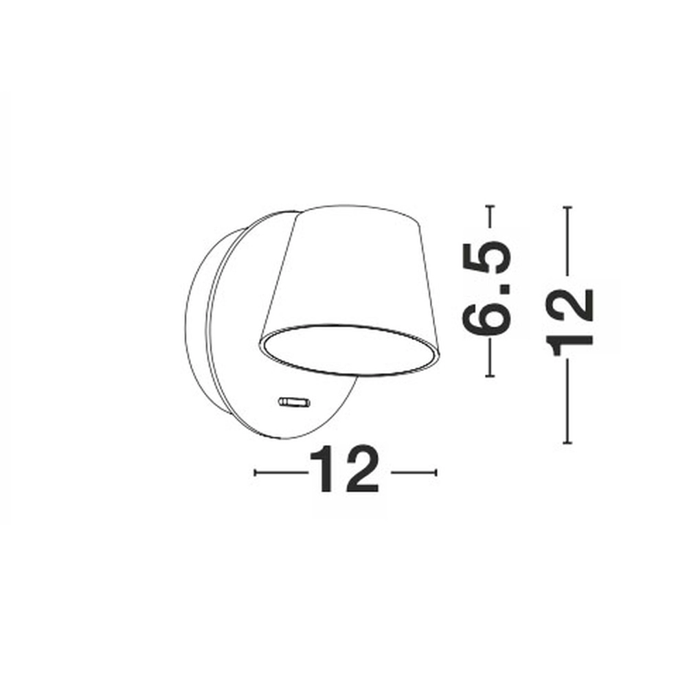 Wandlamp Amadeo design wit Lyora 5212017410917