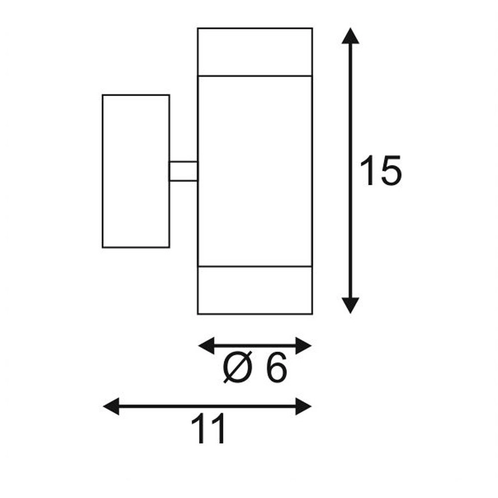 Buitenlamp Astina UP-Down SLV 4024163148313