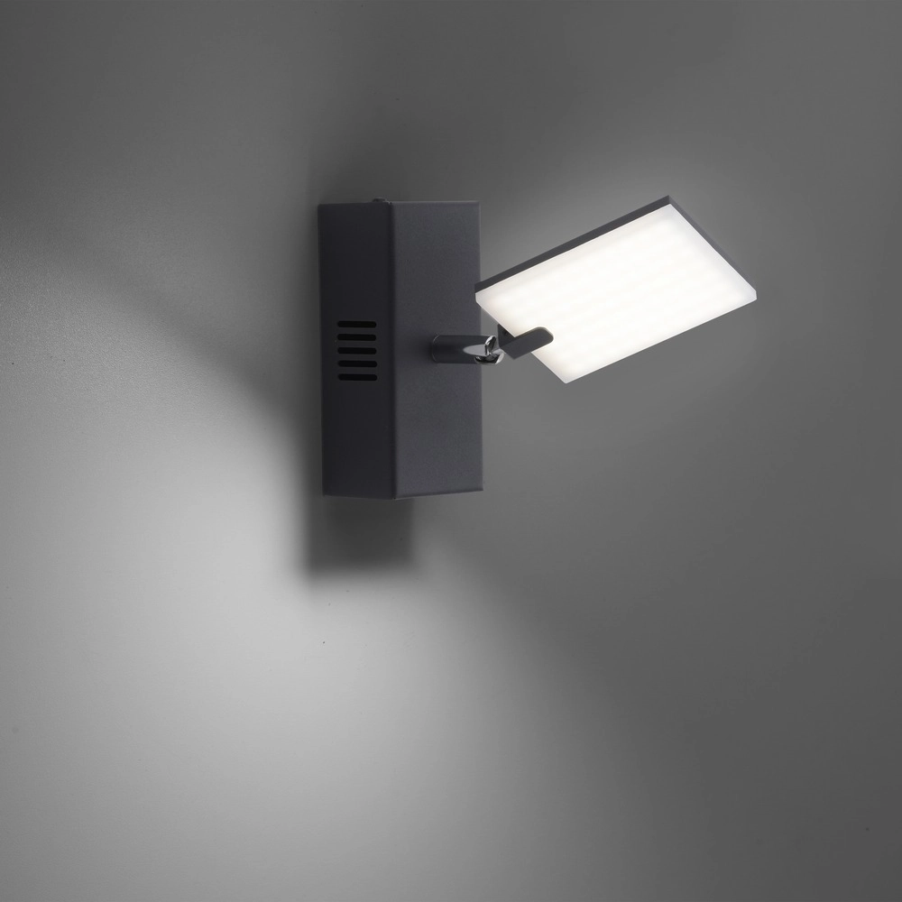 Led wandlamp Pure Mira schakelaar - black pearl Paul Neuhaus 4012248359426