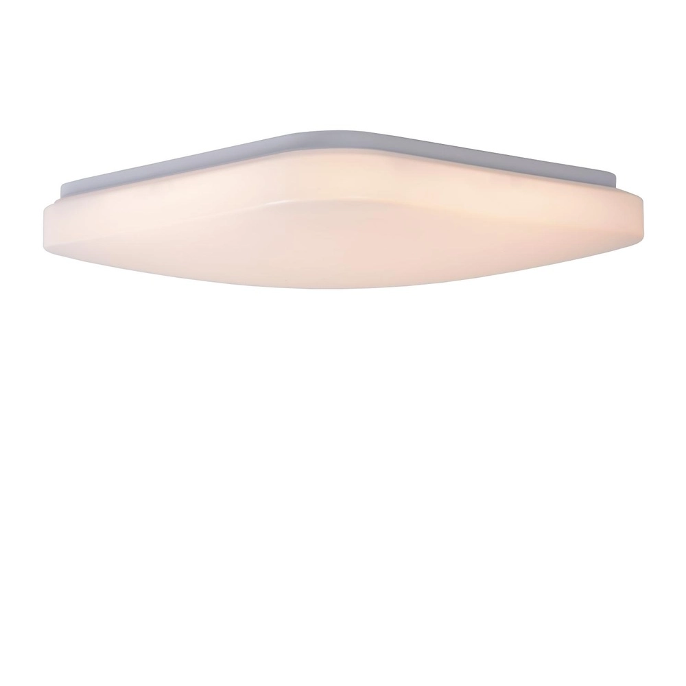 Vierkante plafonniere Otis 28cm wit Lucide 5411212791344