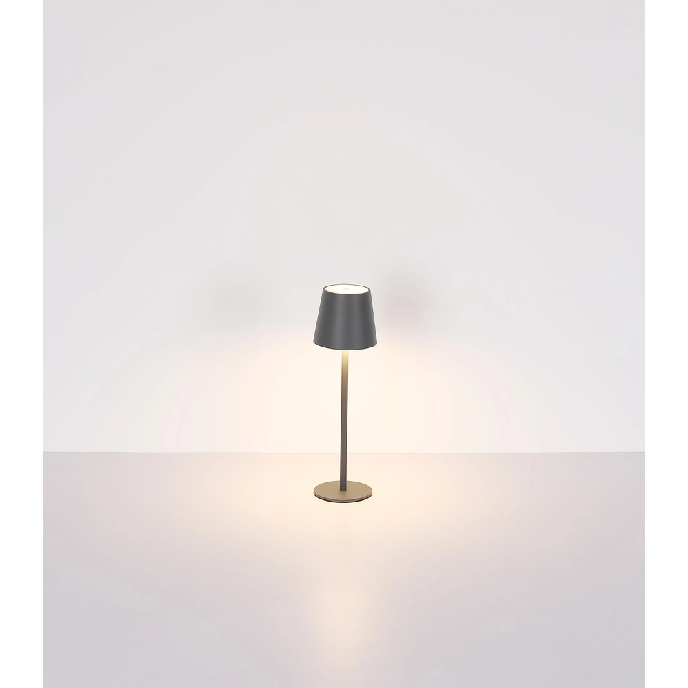 Fleslamp Vannie zand bruin oplaadbaar Globo 9007371468911
