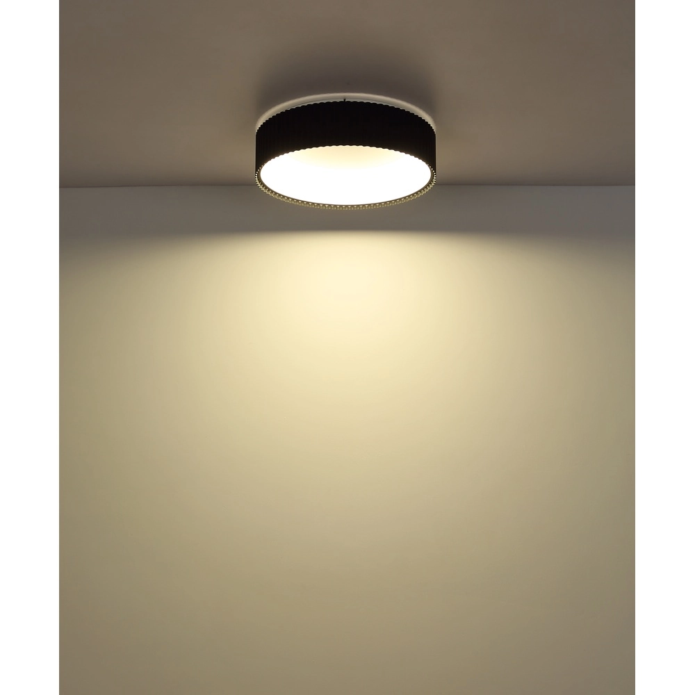 Plafondlamp Kemp zwart Ø 46cm Globo 9007371575268