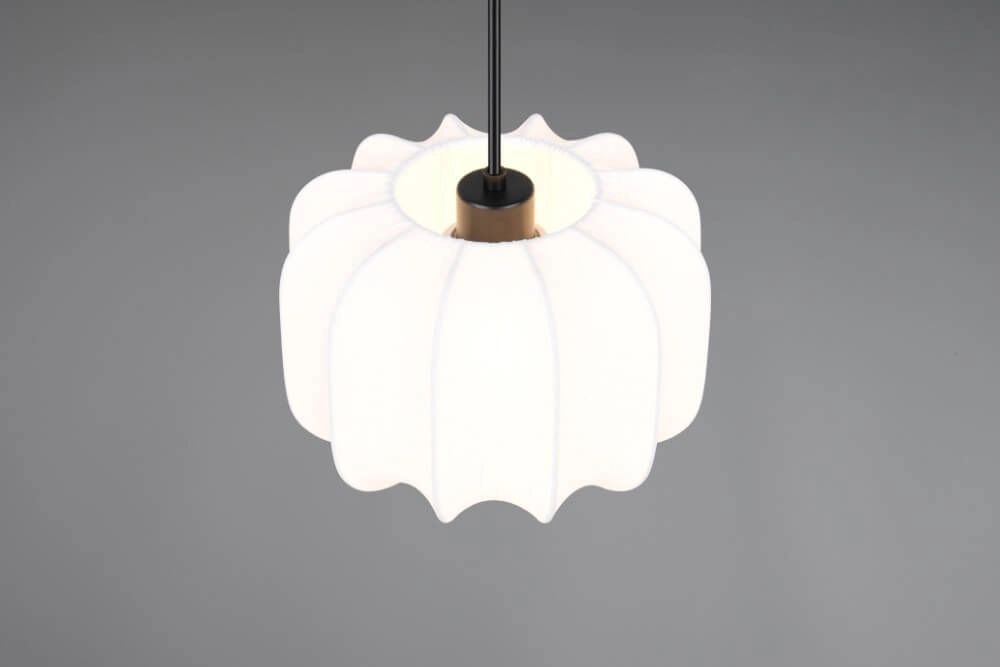 Witte design hanglamp Madleine Ø 25cm Trio 4017807637465