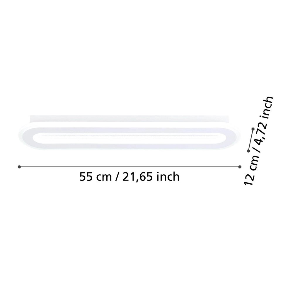 Led muurlamp Macchioni 55cm - wit Eglo 9008606316342