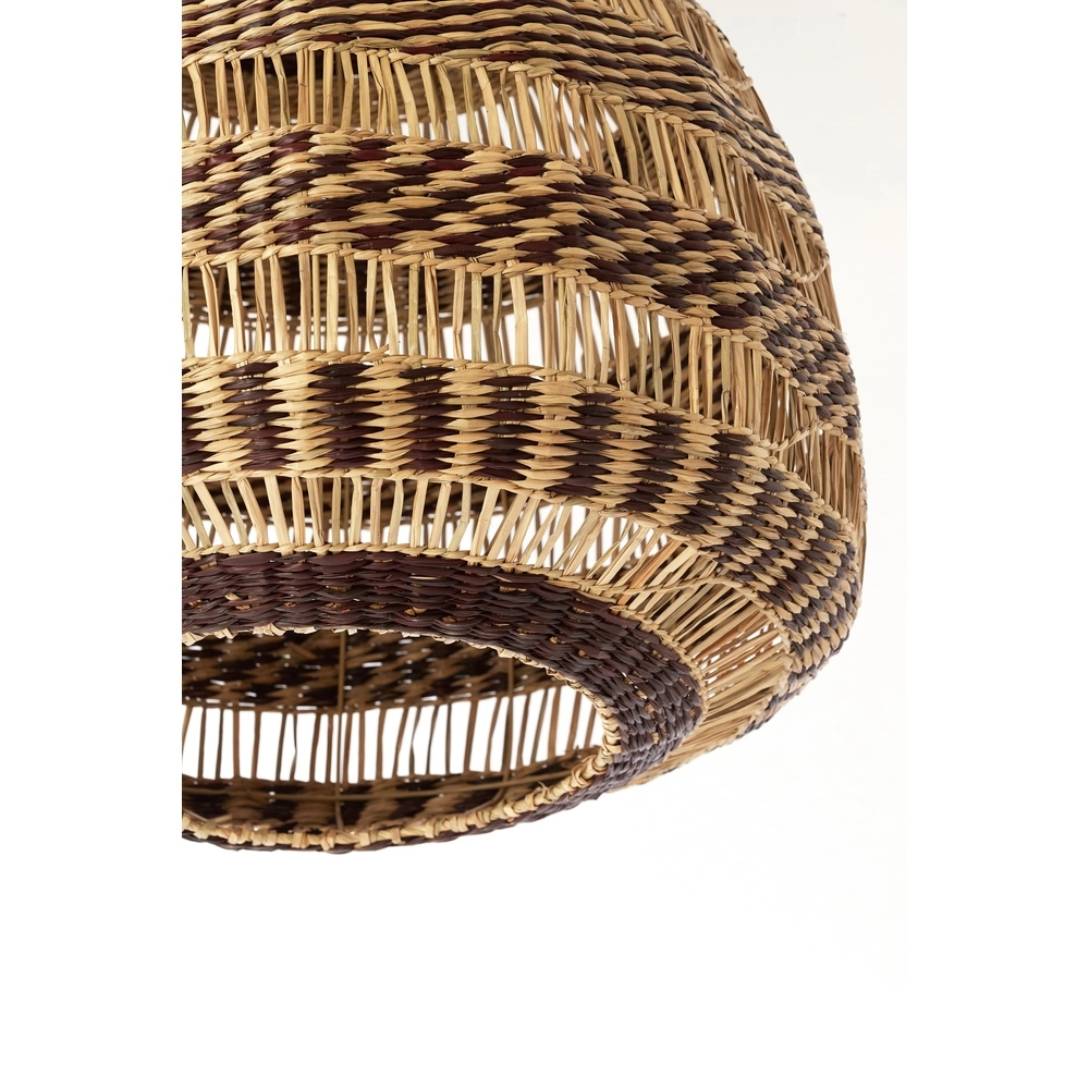 Rotan hanglamp Soluna Ø 47cm - donkerbruin naturel Light & Living 8717807836764