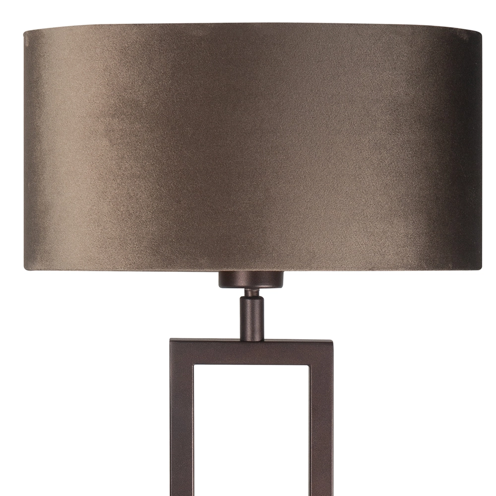 Tafellamp Monza choco 53cm Highlight 8,71838E+12