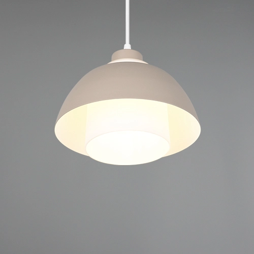 Design hanglamp Tilos zand bruin Ø 23cm Trio 4017807690088