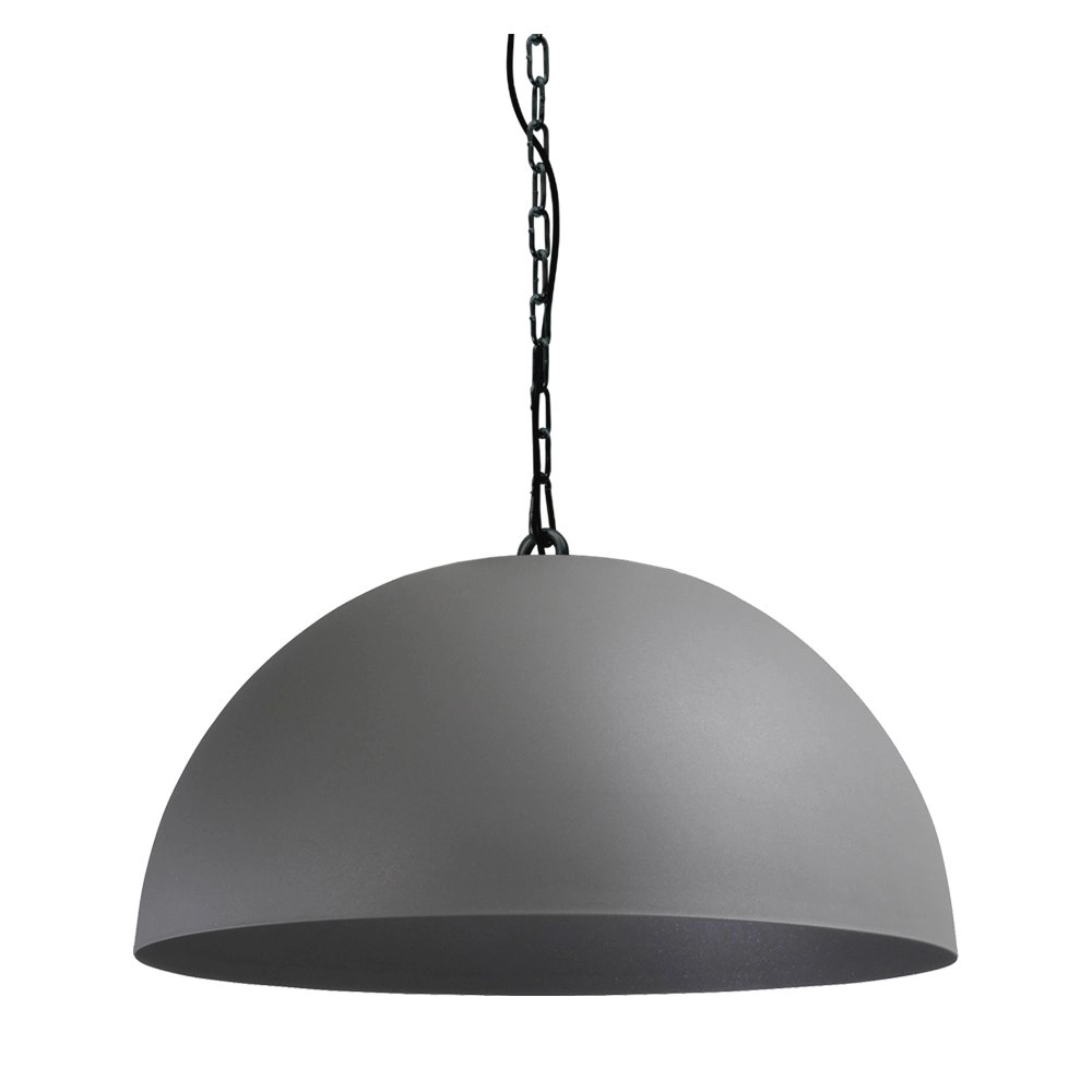 Stoere hanglamp Industria Concrete 60 betongrijs