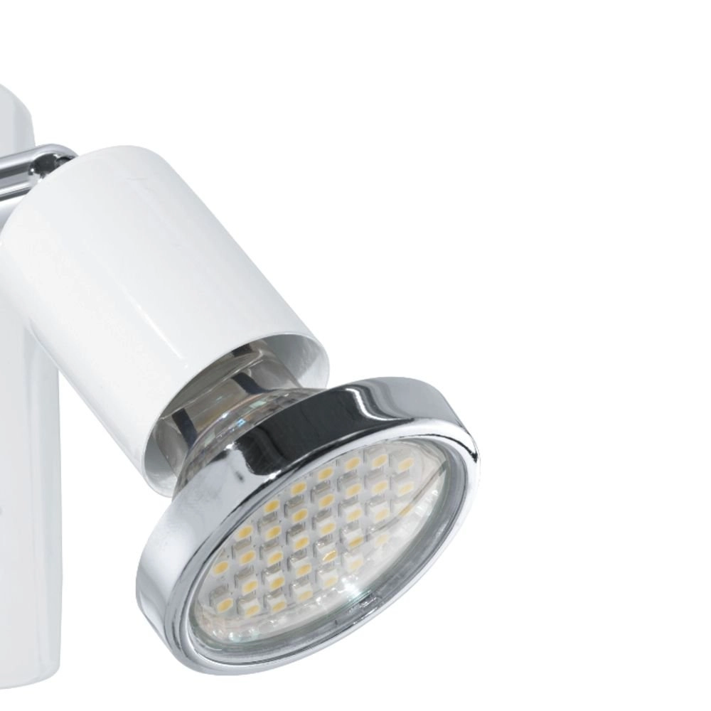 Stopcontactspot Mini 4 met schakelaar wit Eglo 9002759929251