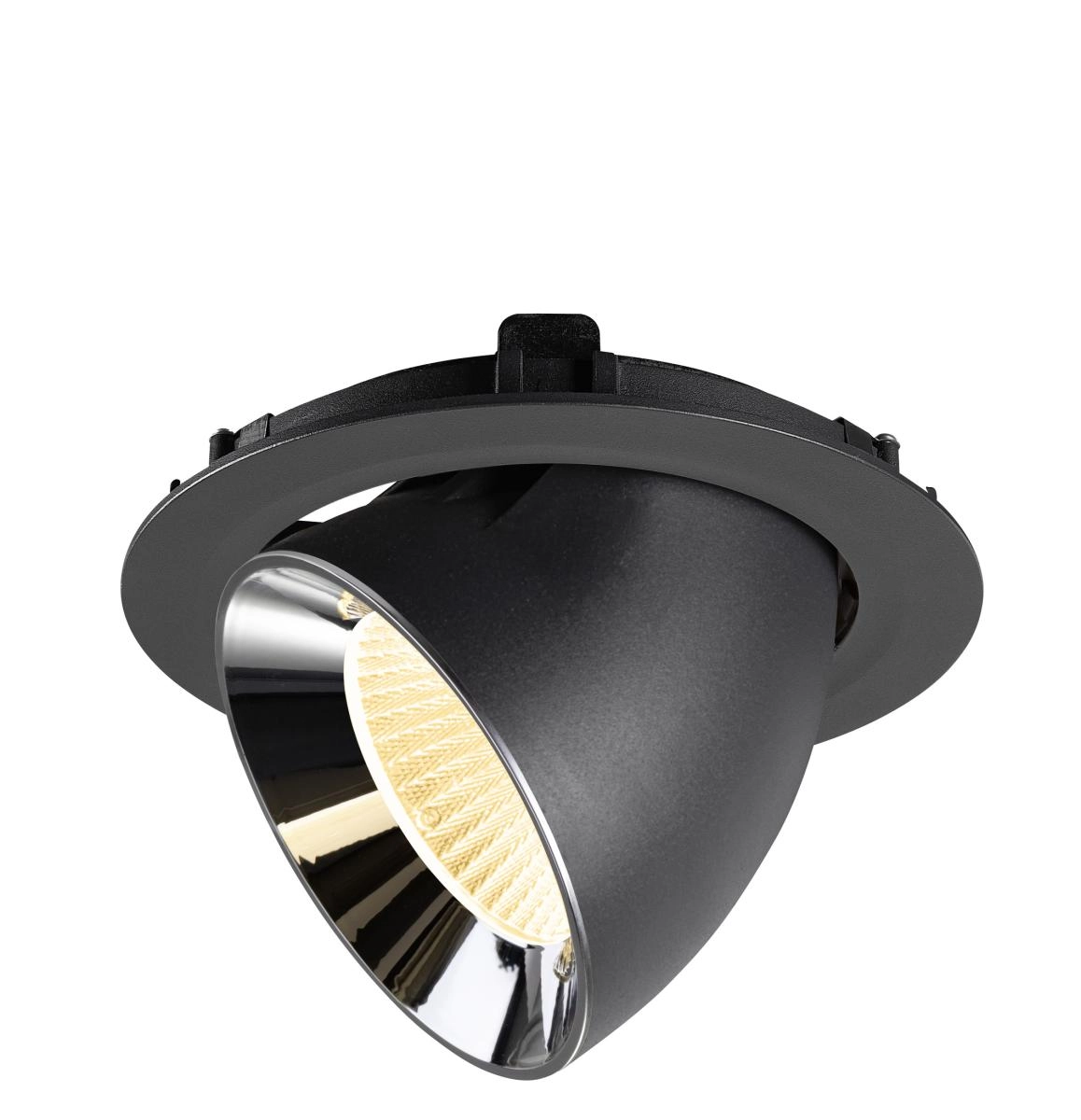 Inbouwspot Numinos Gimble XL zwart/chroom 3000K - 40gr SLV 4024163308670