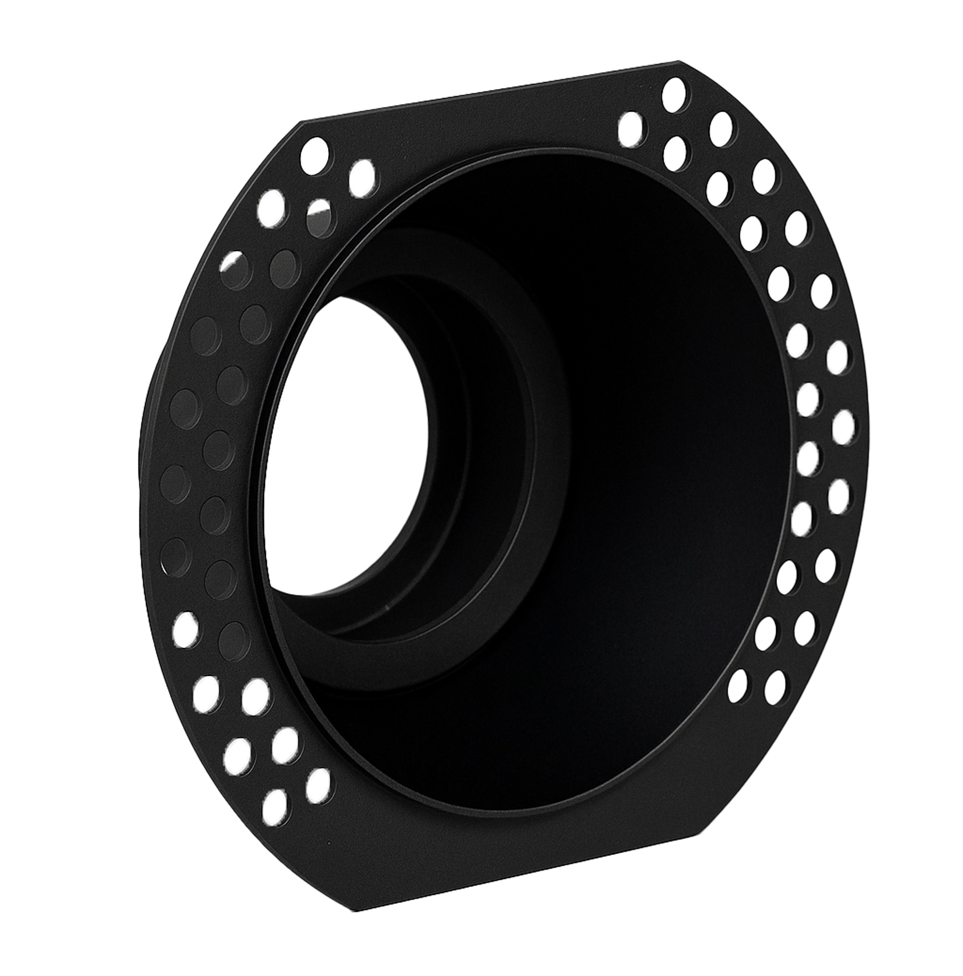 Inbouw stucspot Slim Trimless 3 richtbaar zwart Lyora 5053423317526