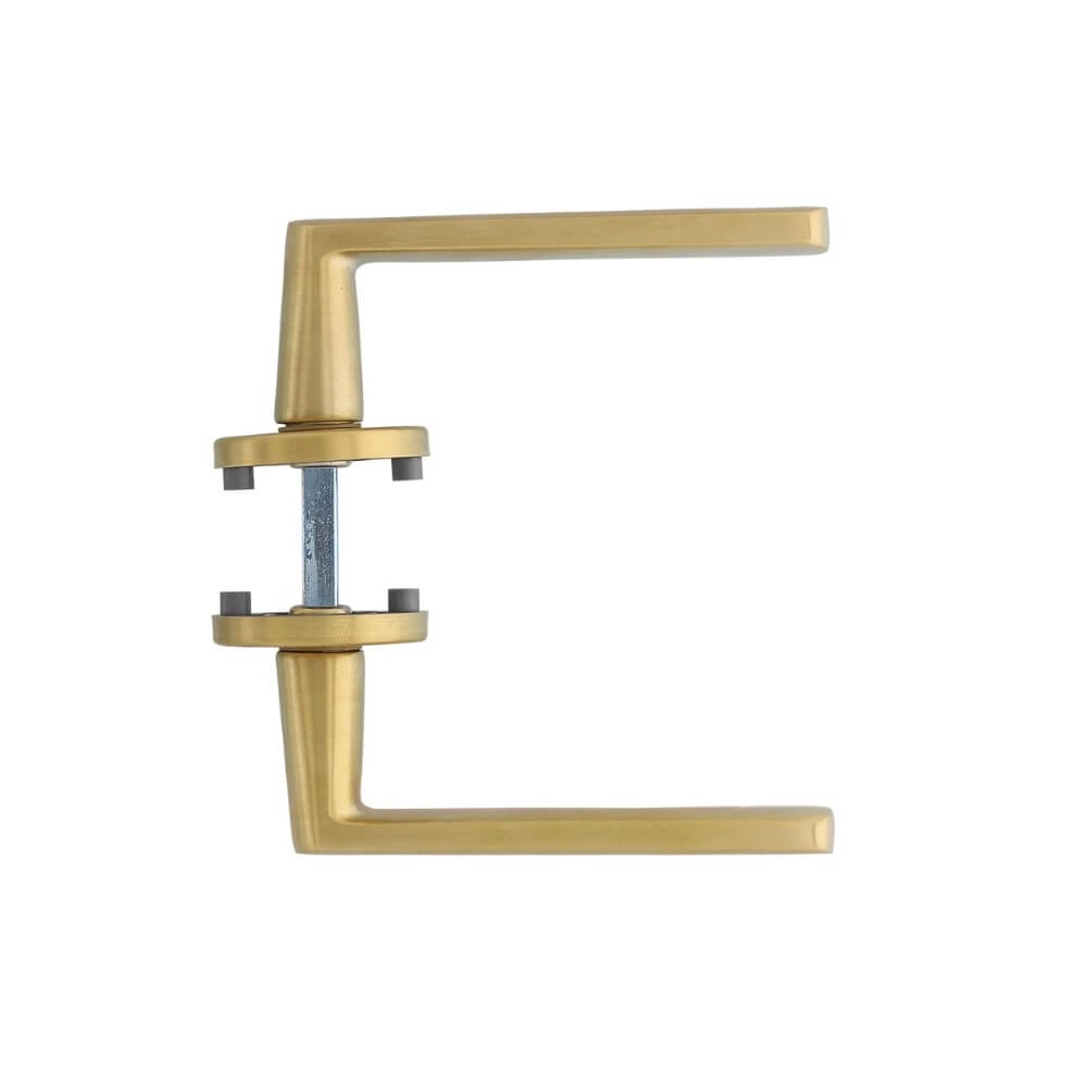 Deurklink Sora rozet rond messing Intersteel 8714186551158