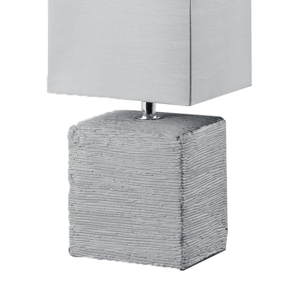 Vierkante schemerlamp Ping grijs Trio 4017807275896