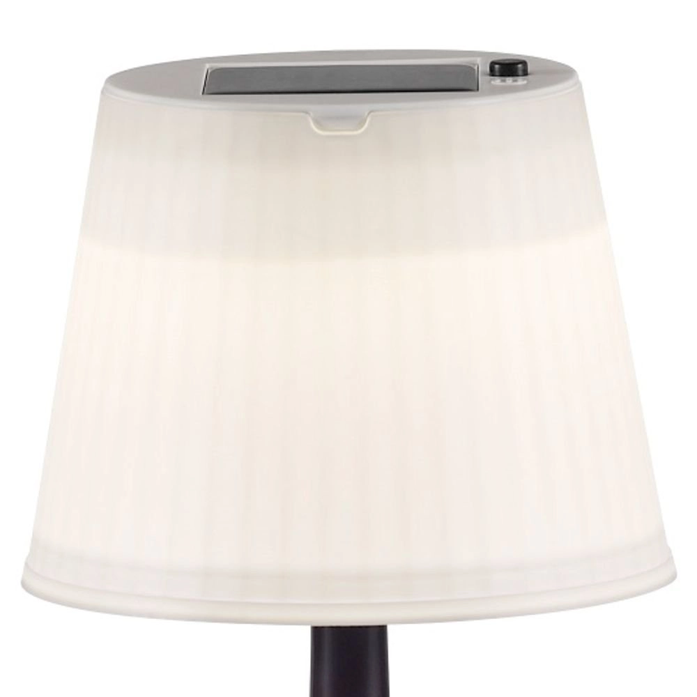 Tuintafellamp Assisi Solar met LED zwart KonstSmide 7318301097524