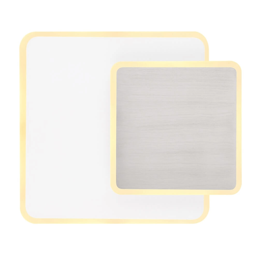 Wandlamp vierkant Many wit Globo 9007371422616