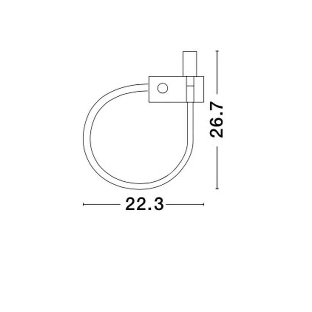 Bedlampje Geneva zwart Lyora 5212017411082