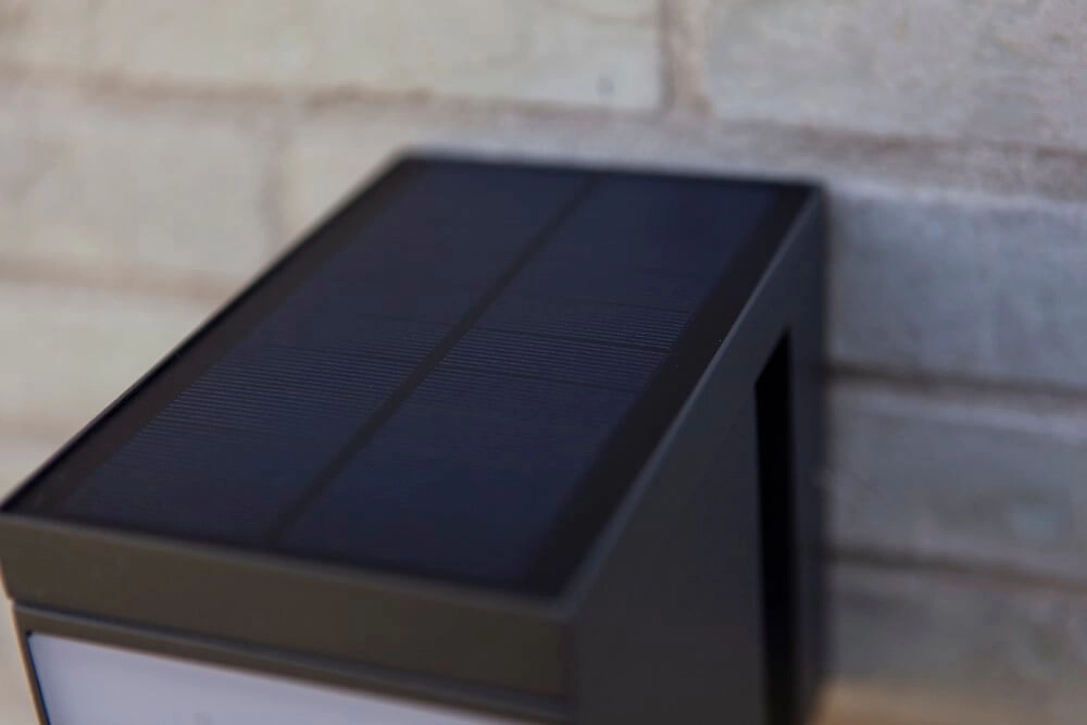 Solar wandlamp Prima antraciet Lutec 6939412015644