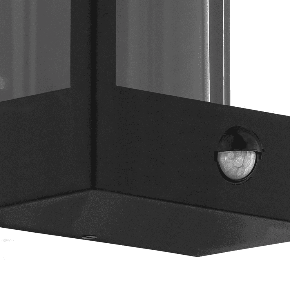 Zwarte buitenlamp Alamonte met bewegingssensor Eglo 9002759995874