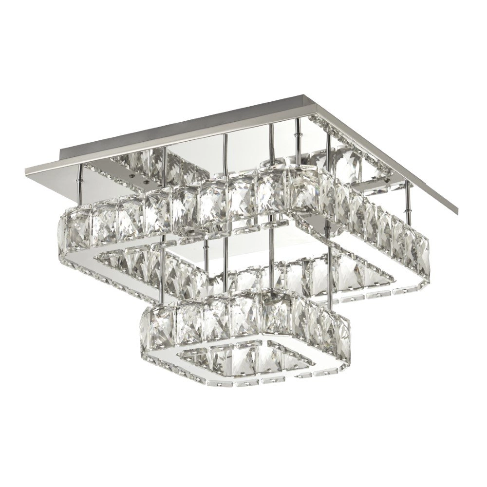 Kristallen plafondlamp Flush