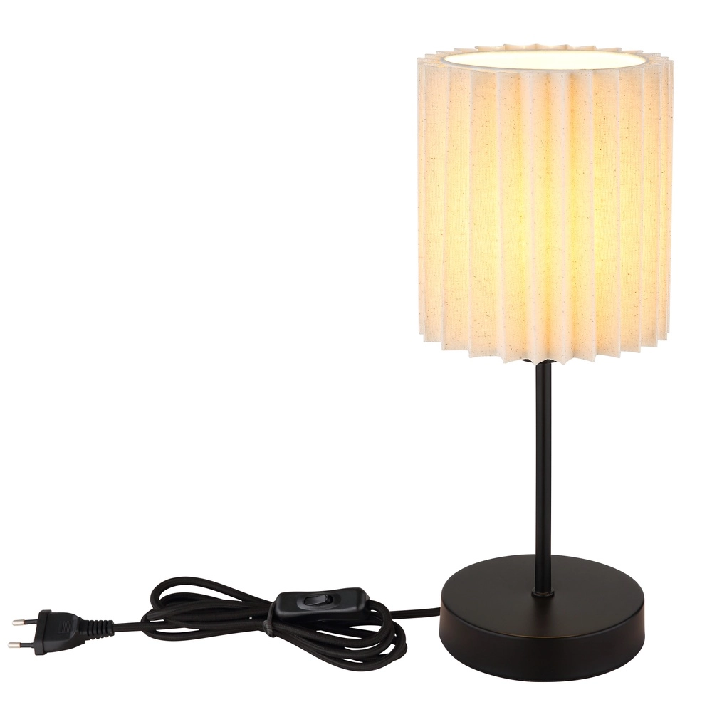 Tafellamp Page Ø 15cm wit met zwart Globo 9007371525591