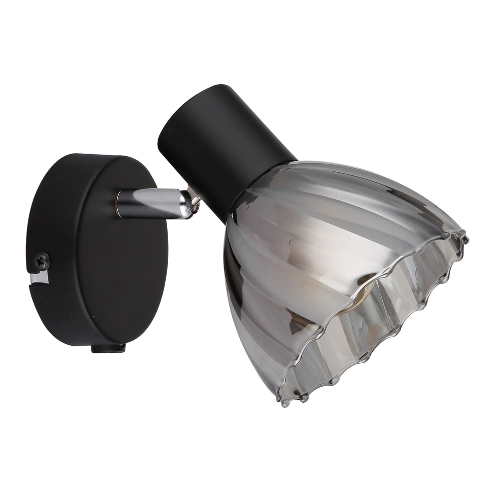 Wandlamp Zachery zwart Globo 9007371528493